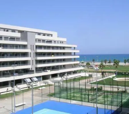 Apartamento Lujo, Primera Linea Playa, Garaje, Wifi, Piscina Climatizada Roquetas de Mar Buitenkant foto