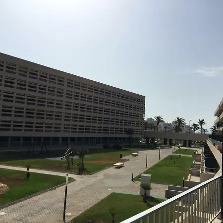 Apartamento Lujo, Primera Linea Playa, Garaje, Wifi, Piscina Climatizada Roquetas de Mar Buitenkant foto