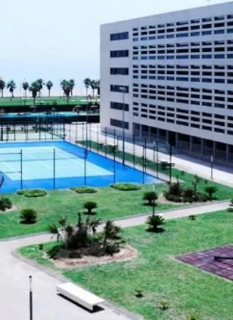 Apartamento Lujo, Primera Linea Playa, Garaje, Wifi, Piscina Climatizada Roquetas de Mar Buitenkant foto